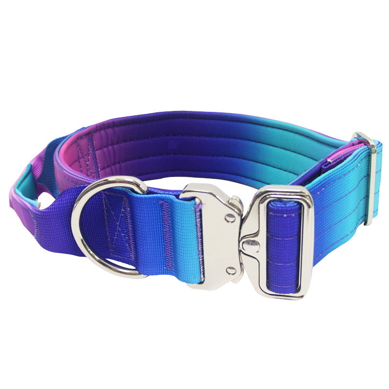Gradient Collar Widened Pet Accessories Avoid Cutting Into The Neck