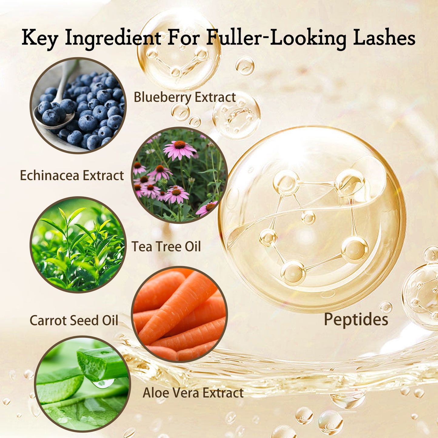 EELHOE Mascara Gentle, Flawless, Long And Curling Eyelash Moisturizes Dark And Thick Brows