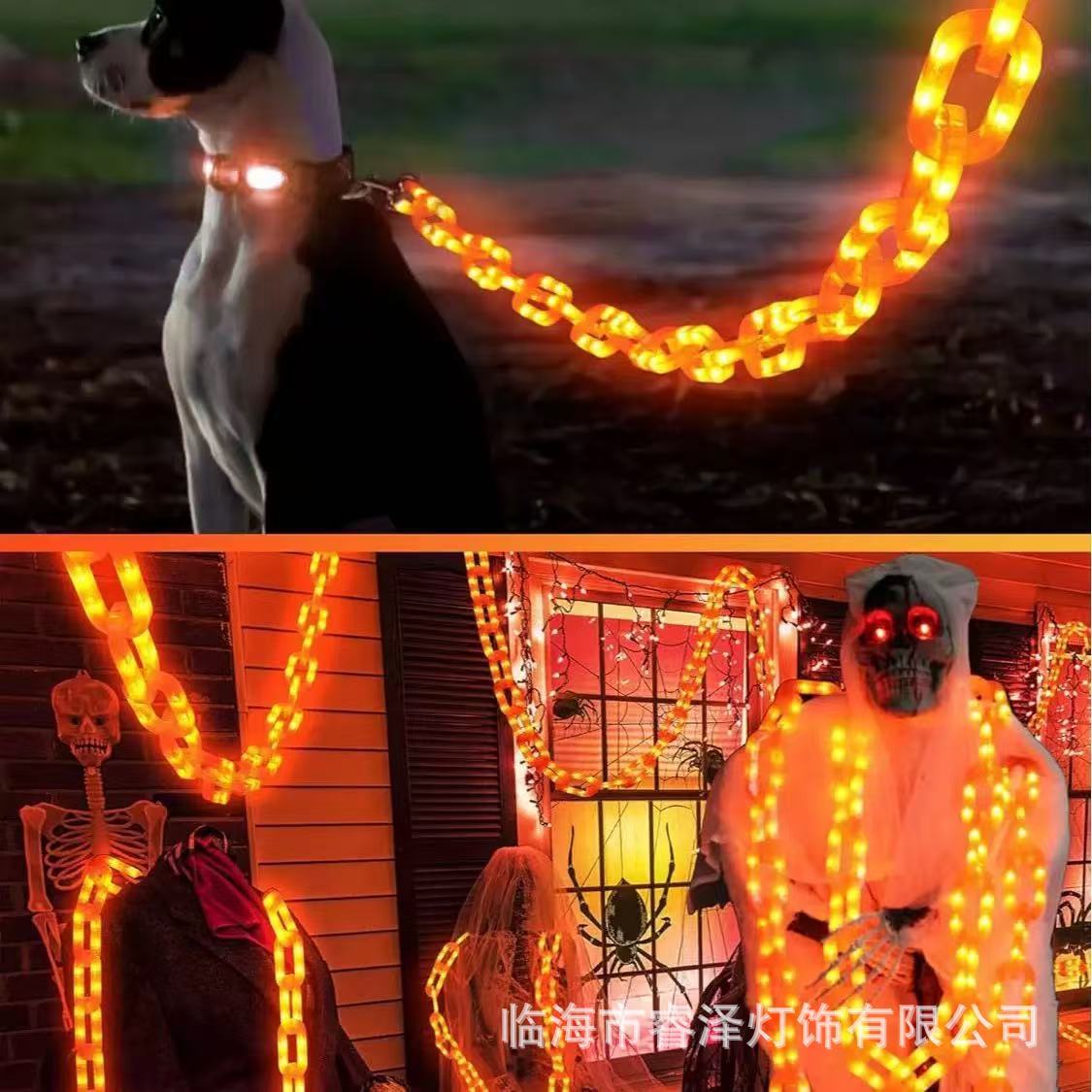 LED Waterproof Battery Box Halloween Decoration Atmosphere Lighting Chain