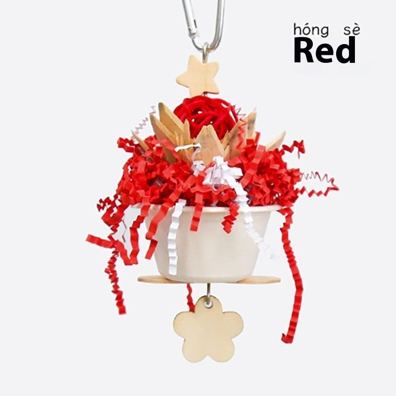 Parrot Flower Clumps Bite Toy