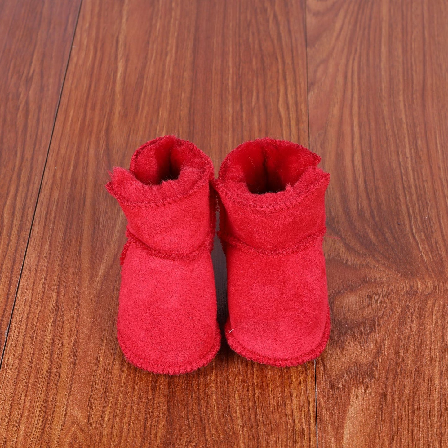 New Fur Integrated Soft Bottom Anti-skid Baby Shoes