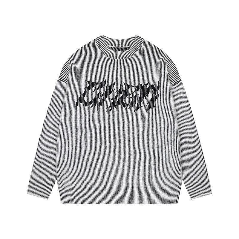 Men's New Fashion Loose Cool Knitted Sweater
