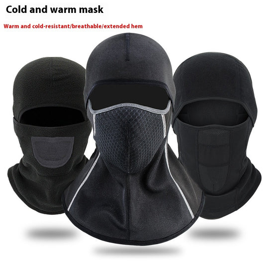 Winter Cycling Mask Warm Motorcycle Hood Outdoor Windproof Skiing