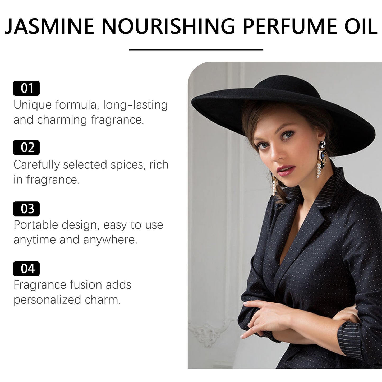Ladies Fresh Perfume Series, Durable Light Fragrance Fresh Flower Fruit Dating Romantic Perfume