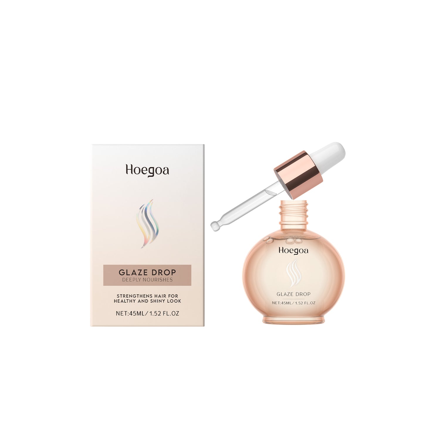 Hoegoa Hair Care Essential Oil, Nourishes Smooth Hair, Natural Shine, Fluff And Improves Frizzy Hair