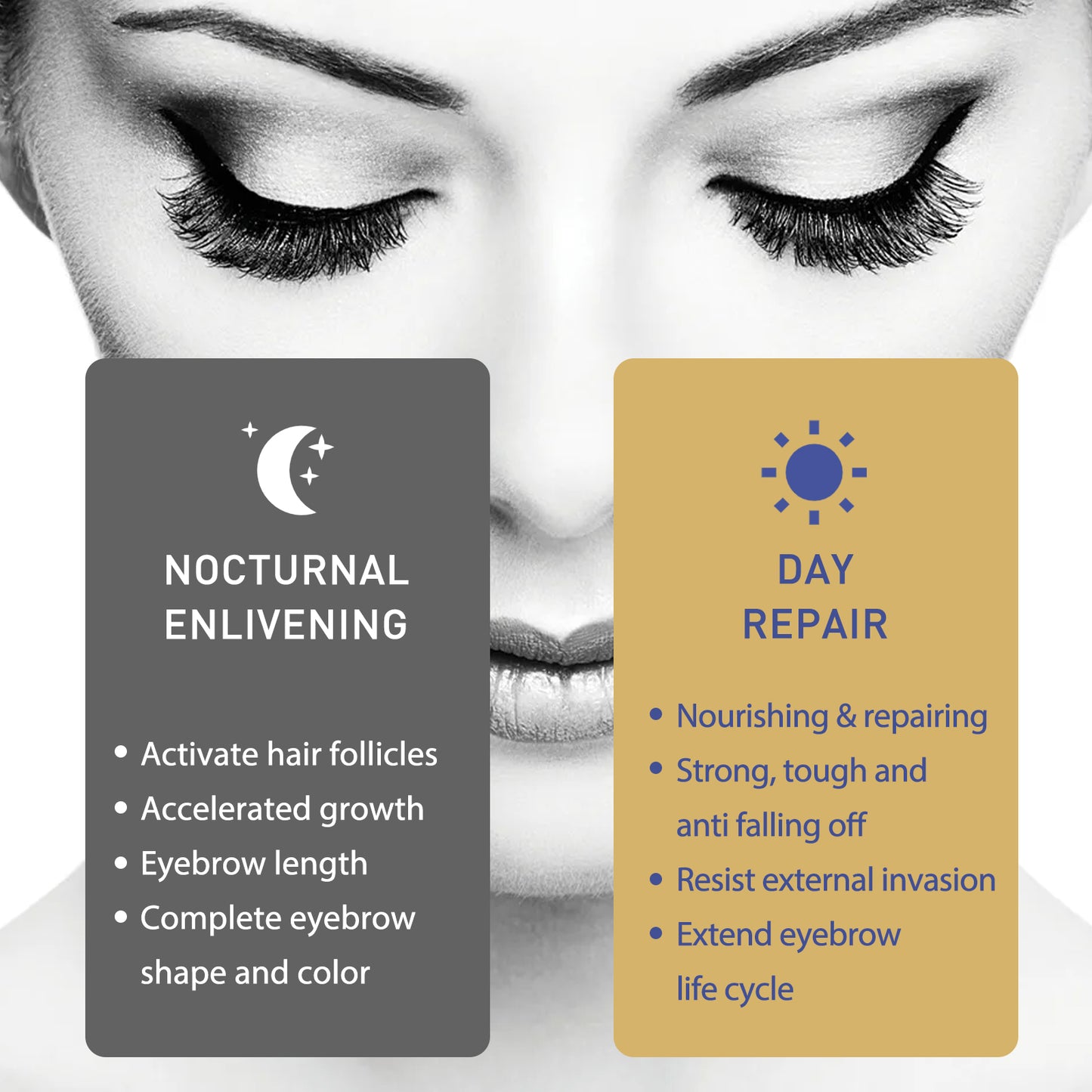 EELHOE Eyelash Liquid Lashes Long, Thick And Curling Black Beautiful Eyelash Moisturizing Mild Natural Mascara