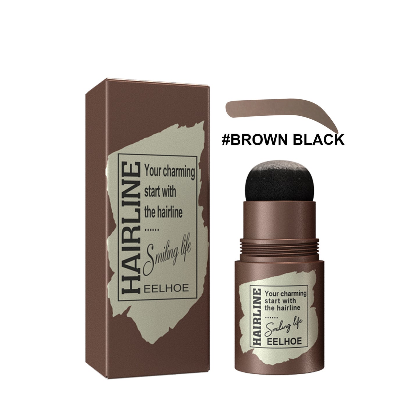 EELHOE Hairline Brow Print Brow Cake Hairline Brow Print Natural Lazy Eyebrows Quick Makeup Brow Print