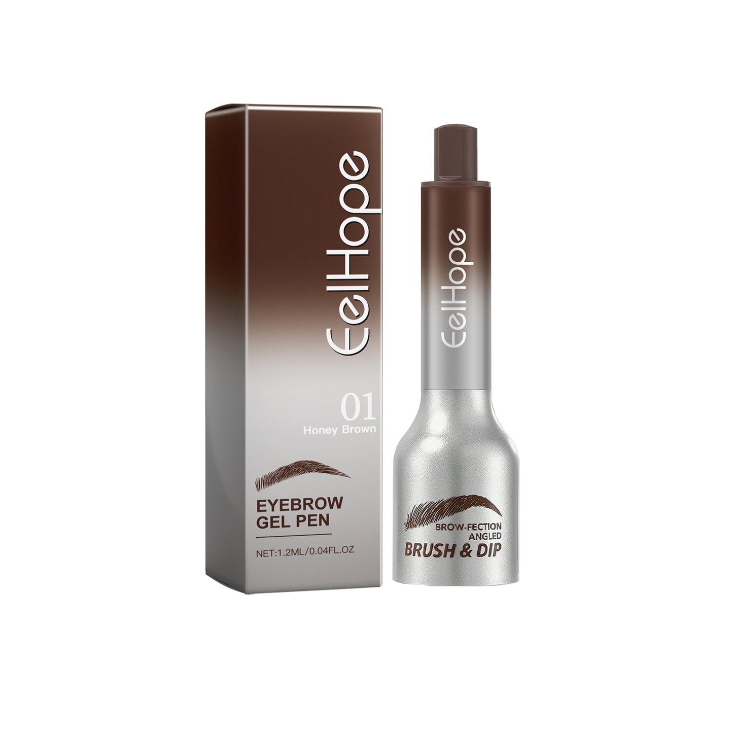 Pressure Air Cushion Brow Cream Not Easy To Smudge Without Removing Makeup To Create Three-Dimensional Natural Long-Lasting Air Cushion Eyebrow Cream