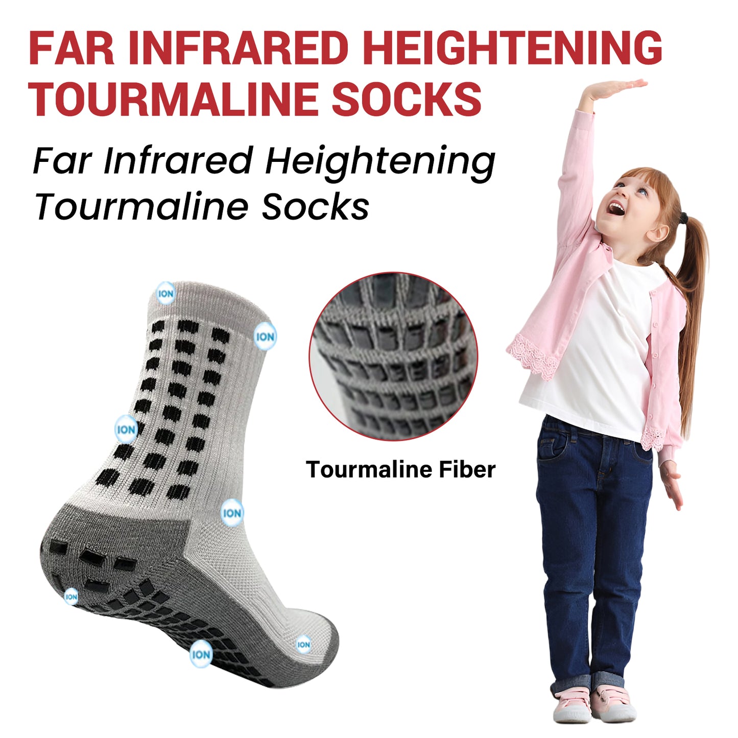 Ionic Socks, Winter Outdoor Foot Warm Skin Breathable Comfortable Warm Body High Care Massage Socks