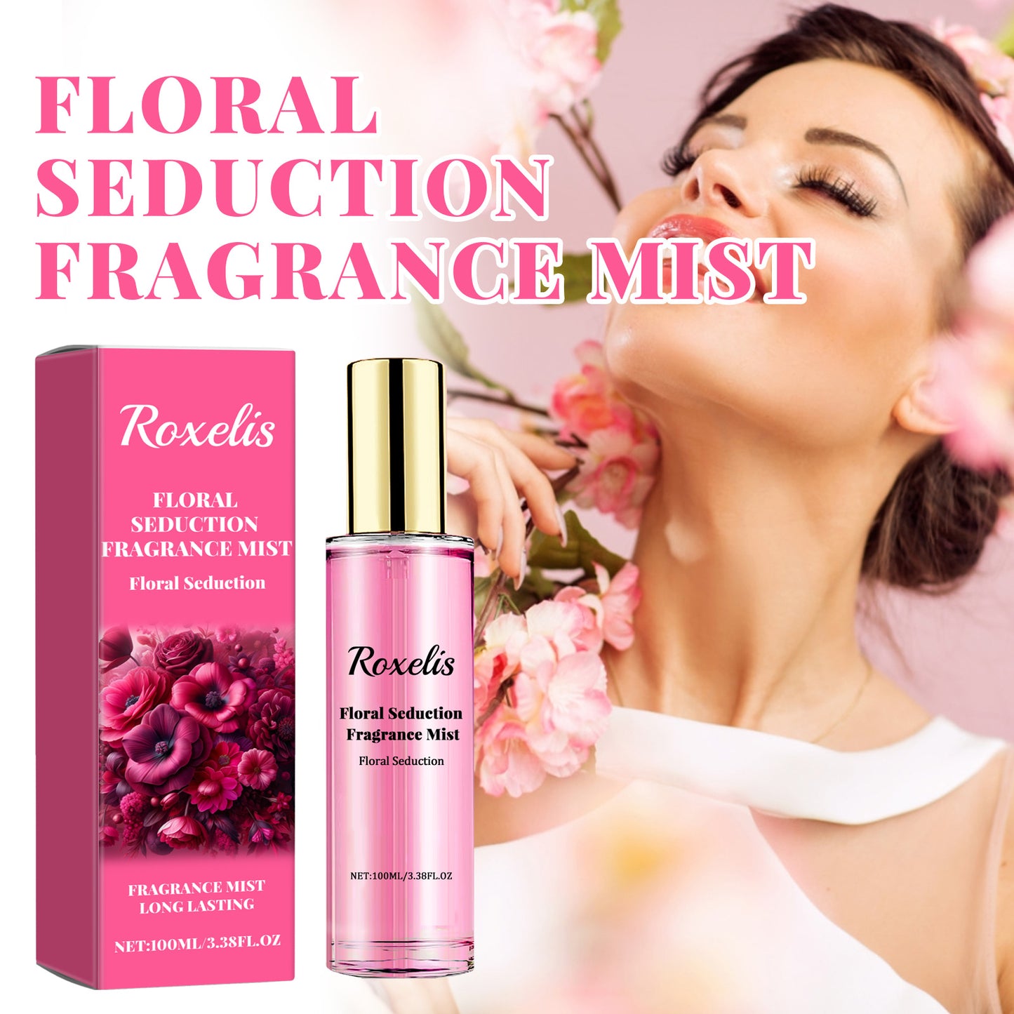 Floral Seduction Fragrance Mist, Lasting Fragrance Fresh And Natural Couples Date With Fragrance To Bring Atmosphere Encounter