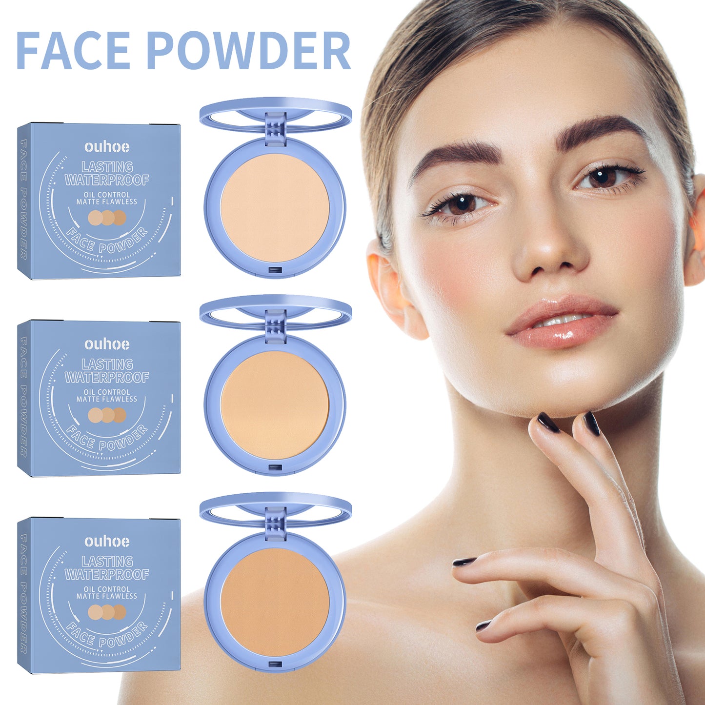 Setting Powder, Immaculate Lasting Makeup Is Not Easy To Remove Makeup Repair Powder Natural Light Breathable Setting Powder