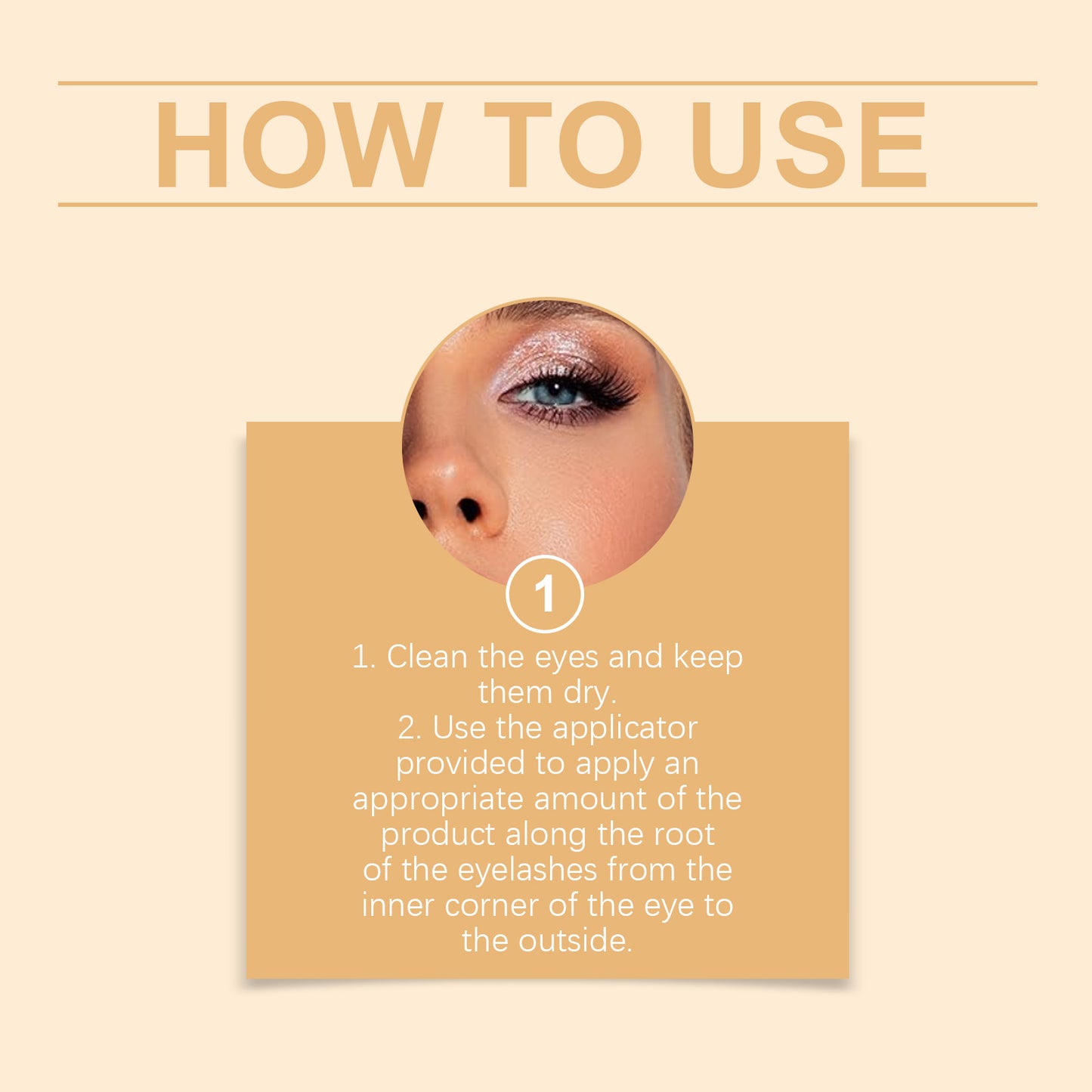 OUHOE Renewing Lash Serum, Gentle And Moisturizing Curling And Slender Natural Eyelashes