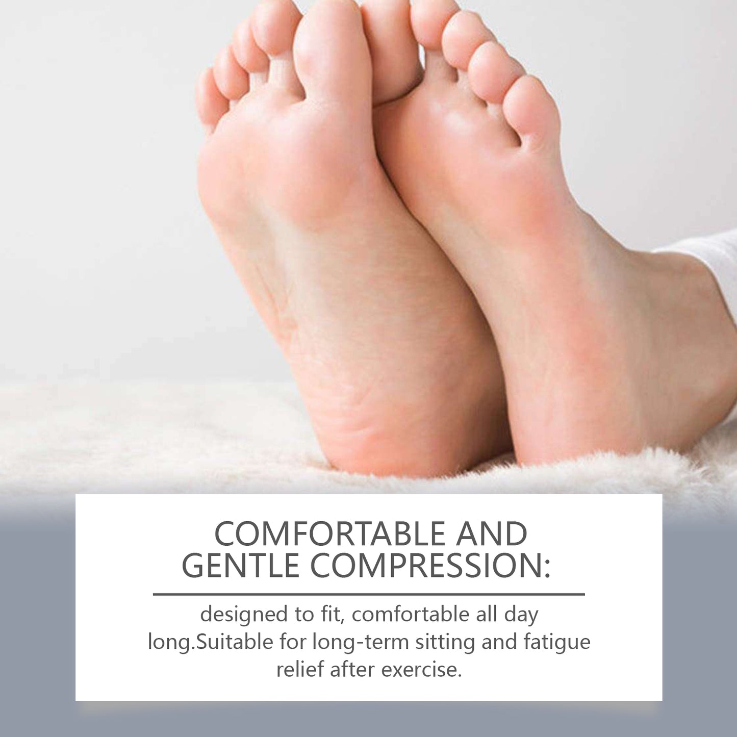 Houkea Foot Care Socks, Gentle Relief Of Foot Discomfort Foot Care Soft Skin Breathable Thermal Socks