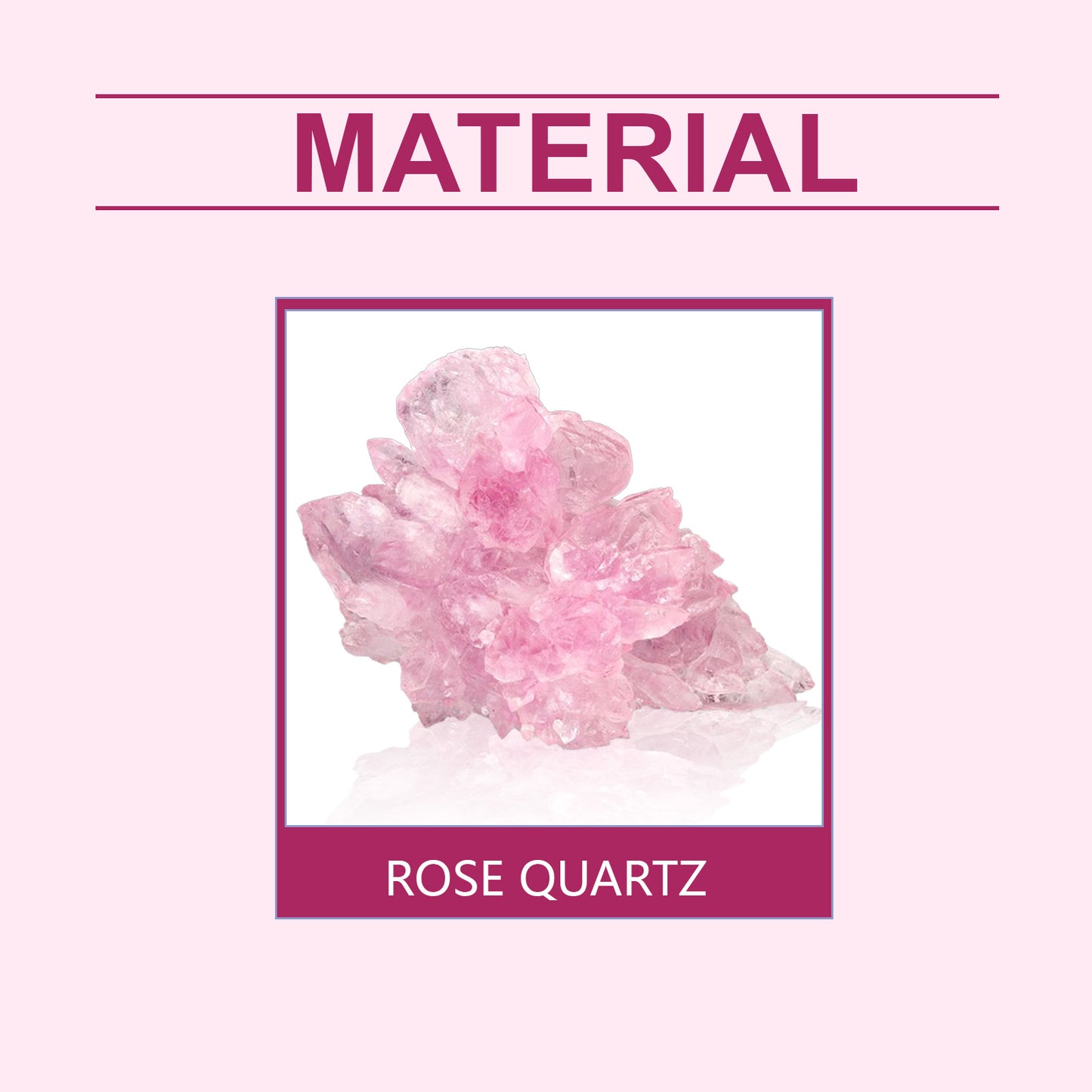 Powder Crystal Bracelet Hand Decoration Clothing Accessories Pink Beads Personality Trend Match