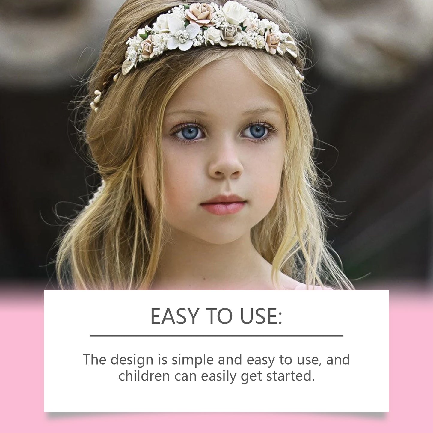 Kids Makeup Gift Box, Kids Play Fun Girl Makeup Lipstick Eyeshadow Makeup Set Gift Box