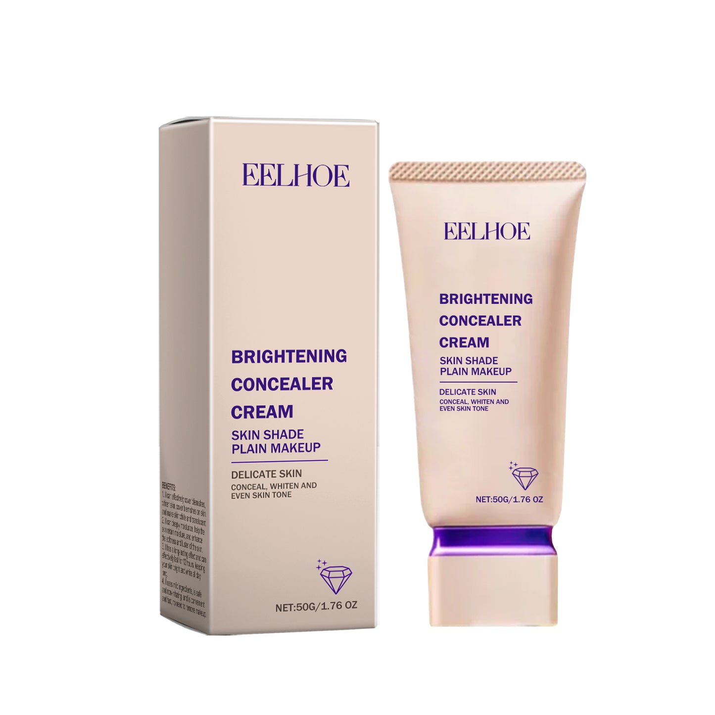 Concealer Brightening Cream, Light And Delicate Texture To Create A Natural Concealer Effect Fresh Naked Makeup