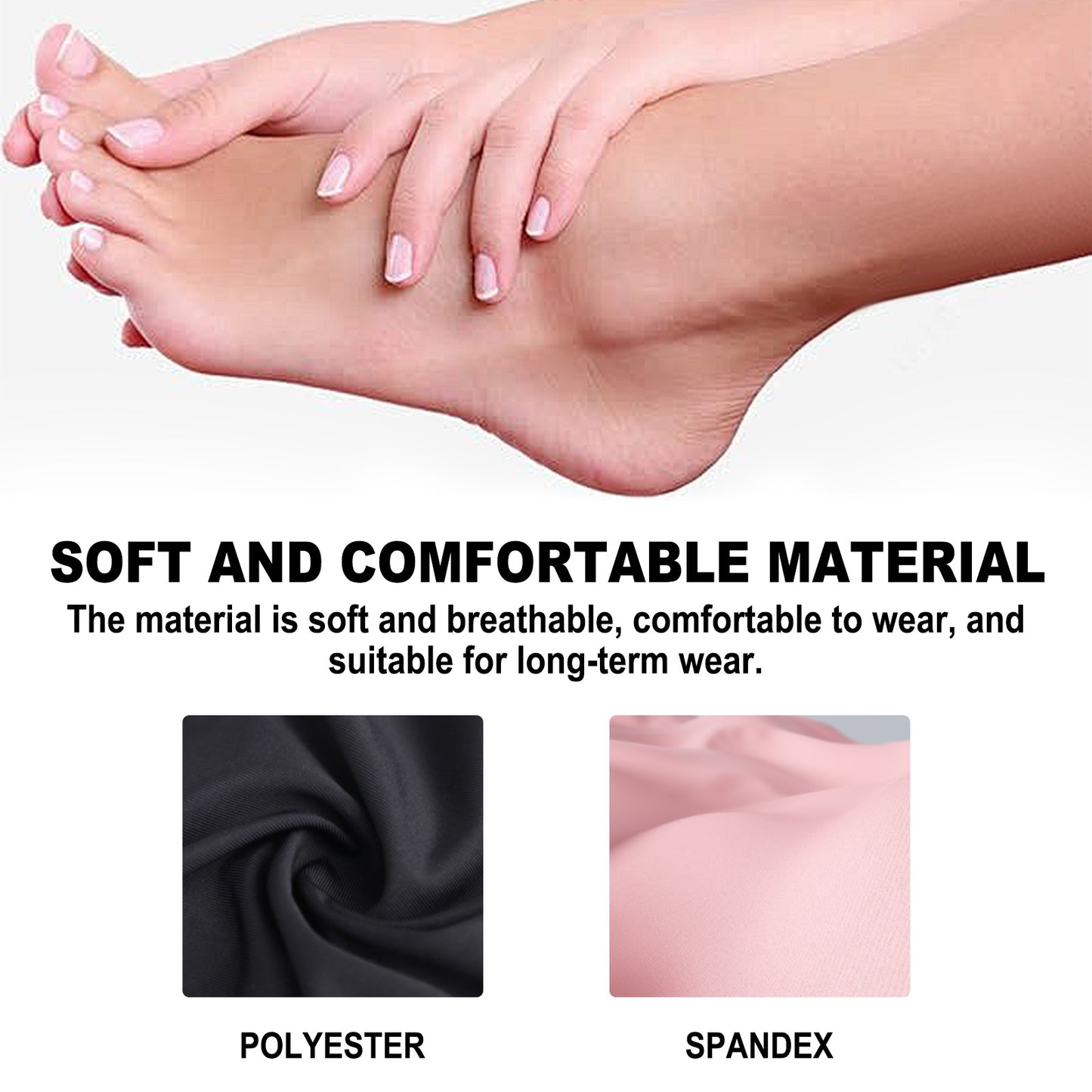 Health Socks, Ease Foot Fatigue Outdoor Sports Thermal Socks Soft Breathable Leg Socks