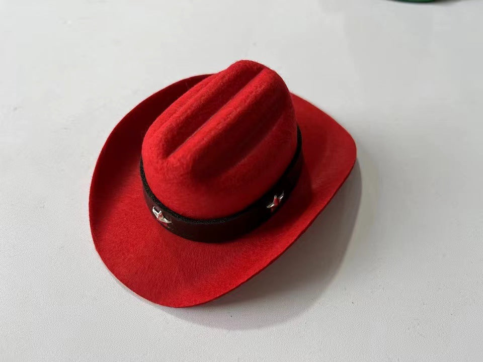 Cows Pattern Cat Hat Decoration