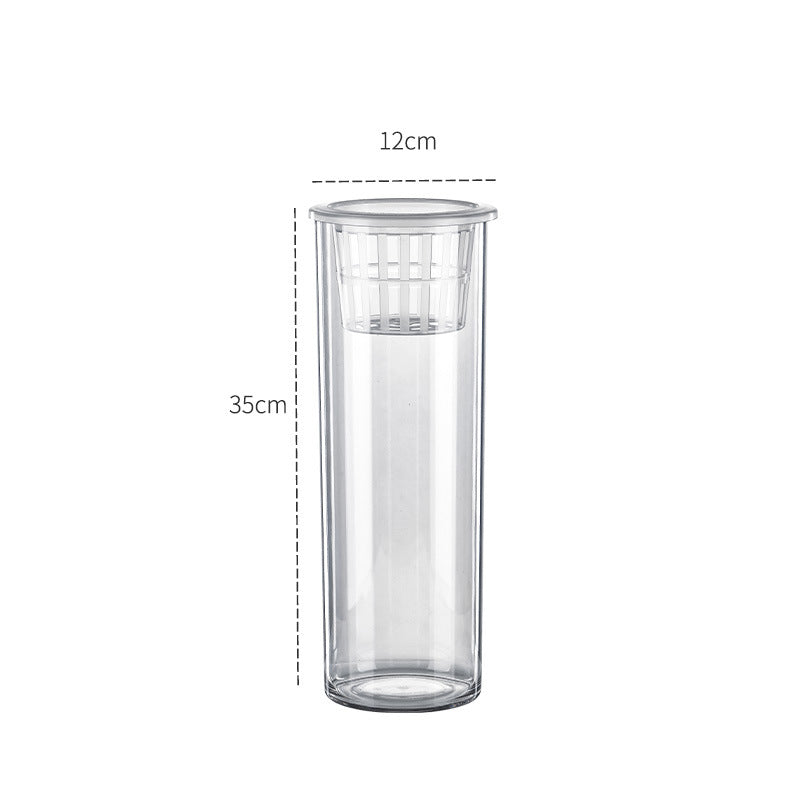 Living Room Micro Landscape Desktop Ecological Pot Transparent Plastic Creative Decoration Fish Tank
