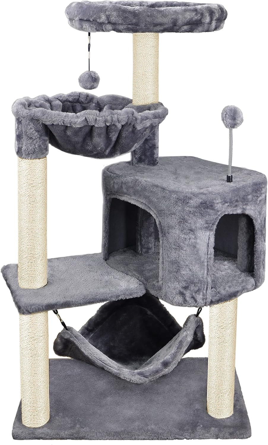 Creative Multi-layer Scratch Column Integrated Cat Climbing Frame
