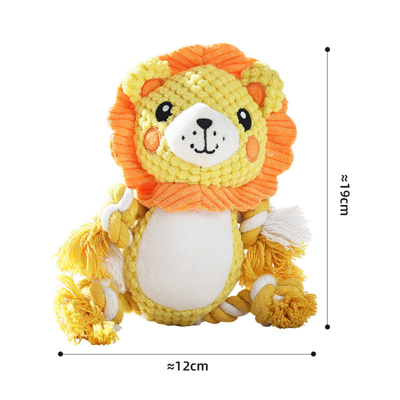 Dog Plush Toy Interactive Molar Teeth Cleaning