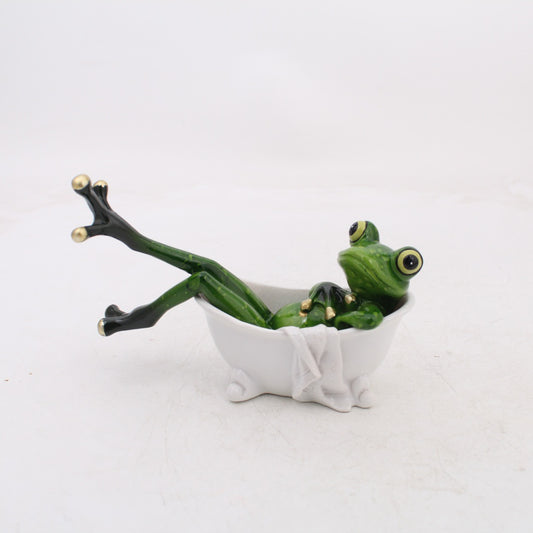 Home Decoration Frog Living Room Study Resin Crafts