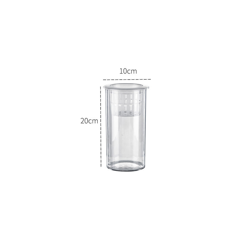 Living Room Micro Landscape Desktop Ecological Pot Transparent Plastic Creative Decoration Fish Tank