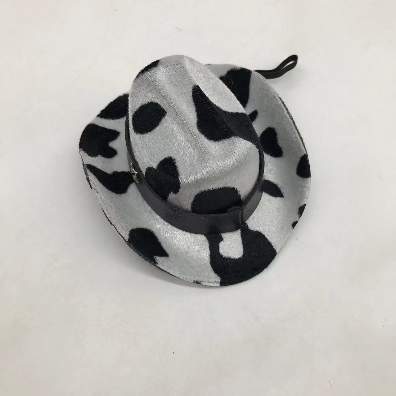 Cows Pattern Cat Hat Decoration