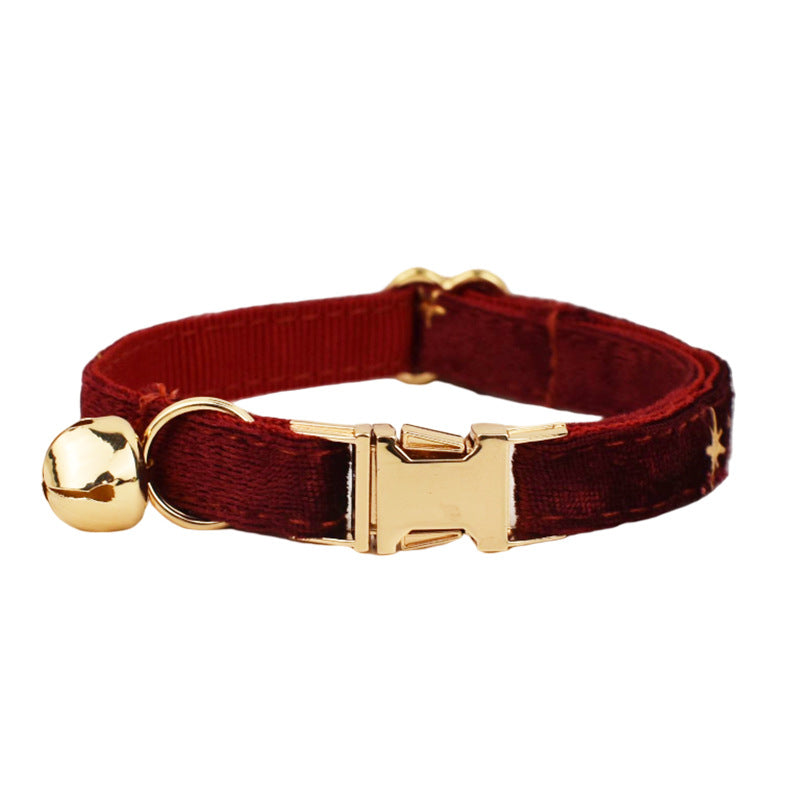 Pet Collar Cute Bell Bow Scarf