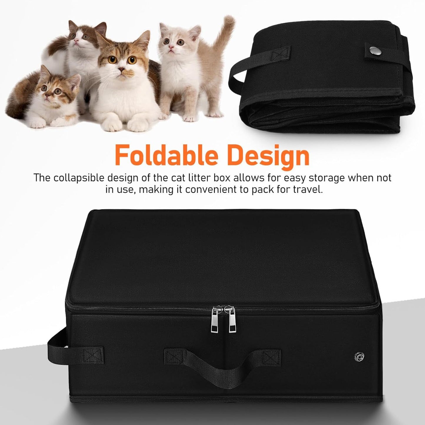 Simple Home Folding Fabric Litter Box