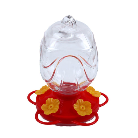 Painted Glass Feeder Glass Garden Decoration