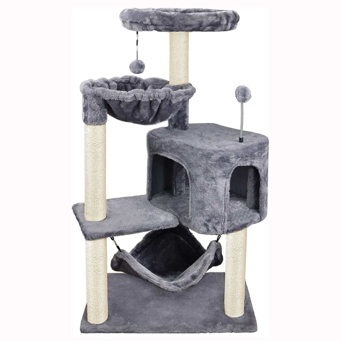 Creative Multi-layer Scratch Column Integrated Cat Climbing Frame