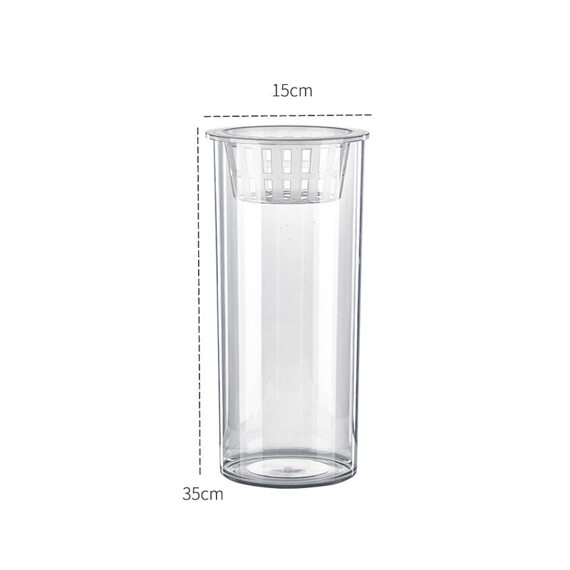 Living Room Micro Landscape Desktop Ecological Pot Transparent Plastic Creative Decoration Fish Tank