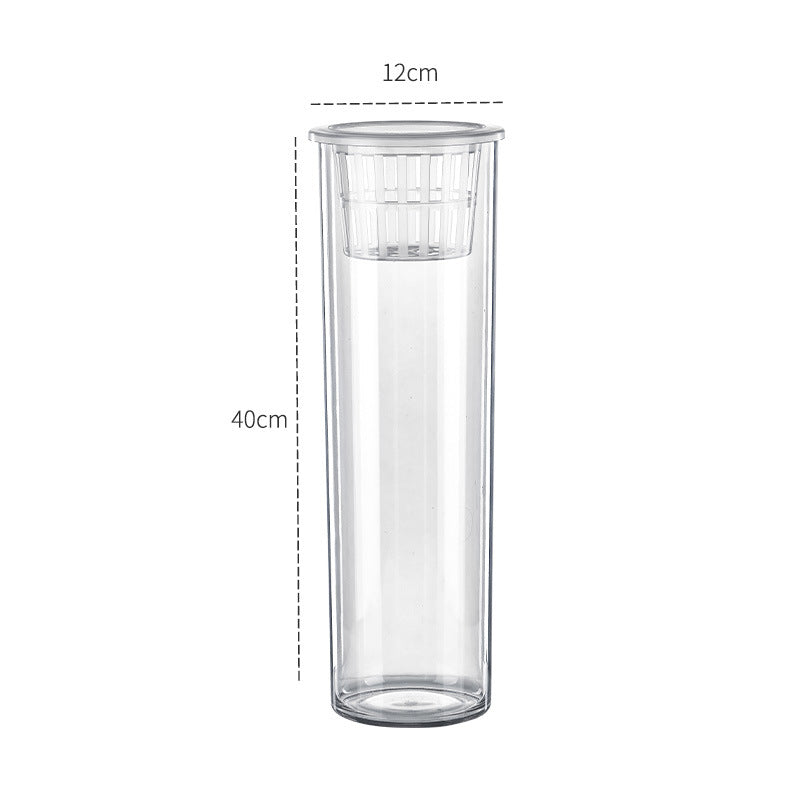 Living Room Micro Landscape Desktop Ecological Pot Transparent Plastic Creative Decoration Fish Tank