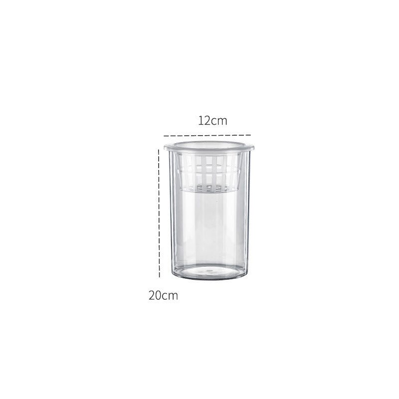 Living Room Micro Landscape Desktop Ecological Pot Transparent Plastic Creative Decoration Fish Tank