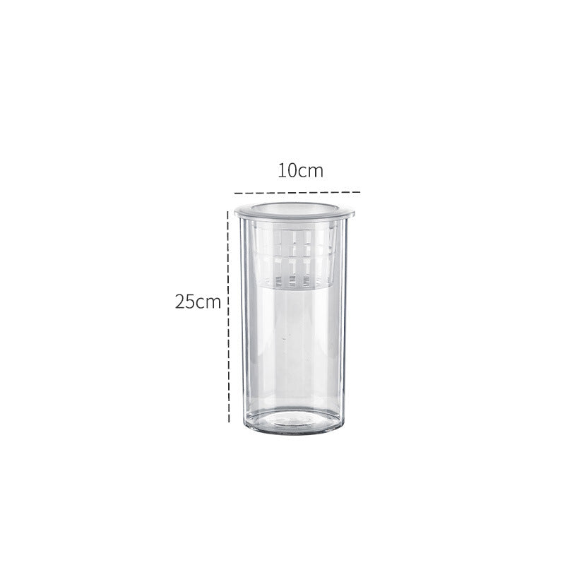 Living Room Micro Landscape Desktop Ecological Pot Transparent Plastic Creative Decoration Fish Tank