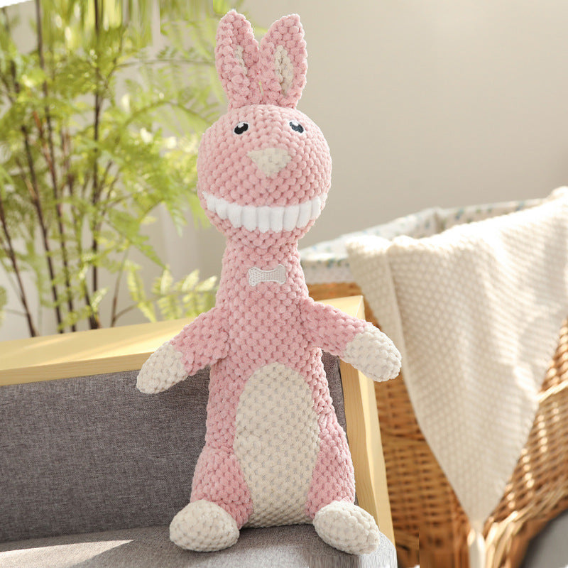 Pet Supplies Plush Toy Molar Long Lasting Corduroy Sounding Doll