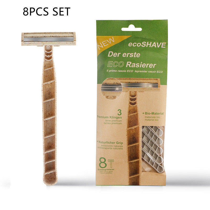 Degradable Material Disposable Manual Shaver