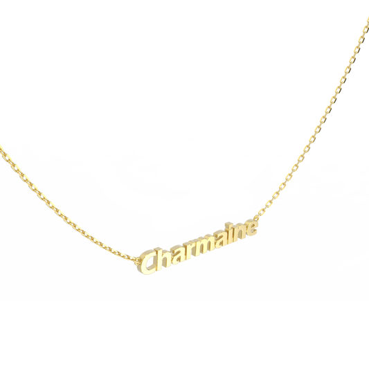 Name Necklace with Emotional Spark SN015A