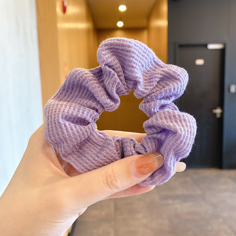 Winter Plush Pork Intestine Hair Ring