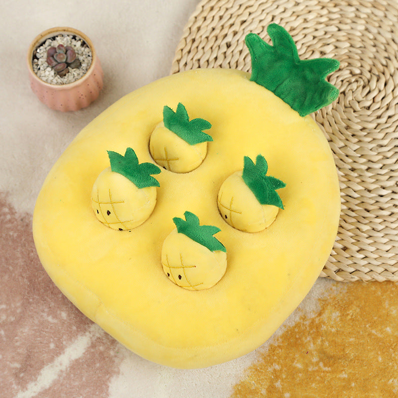 Pet Pull Radish Chick Gopher Hide And Seek Plush Toy
