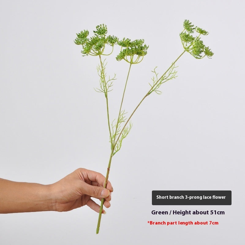 Living Room Decorative Fake Flower Wedding Foam Lace Artificial Flower