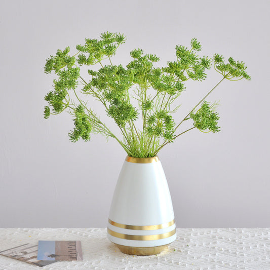 Living Room Decorative Fake Flower Wedding Foam Lace Artificial Flower