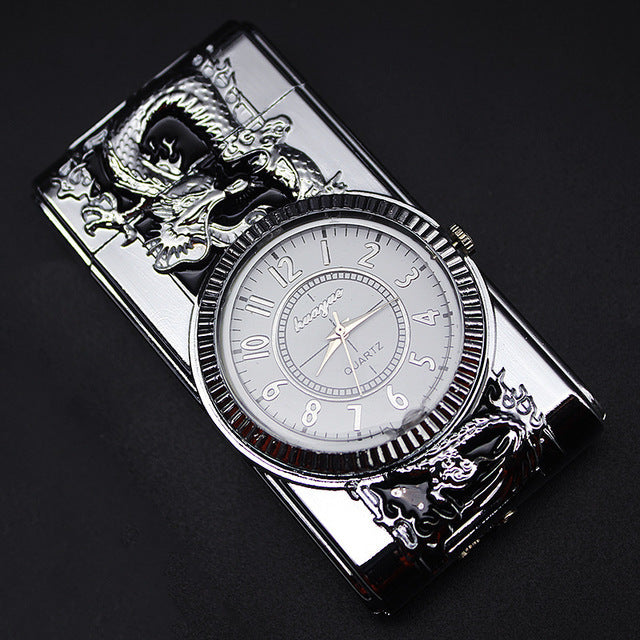 Personality Running Lamp Inflatable Watch Windproof Lighter