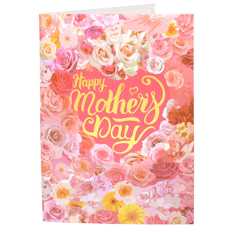 Mother's Day Greeting Card Creative 3D 3D Holiday Blessing Card