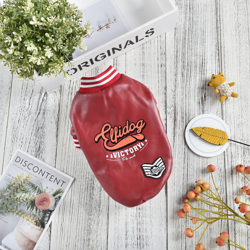 Flying Leather Jacket Padded Warm Clothing