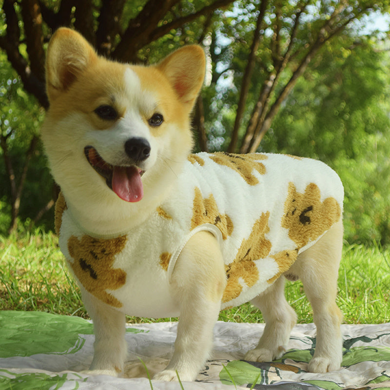 Dog Clothes Fall And Winter Medium-sized Anti-dirty Warm Padded Vest