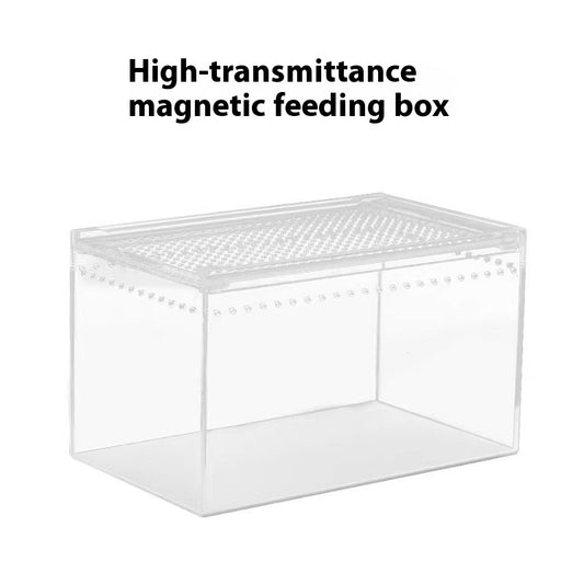 Crawler Acrylic High Permeability Feeding Box