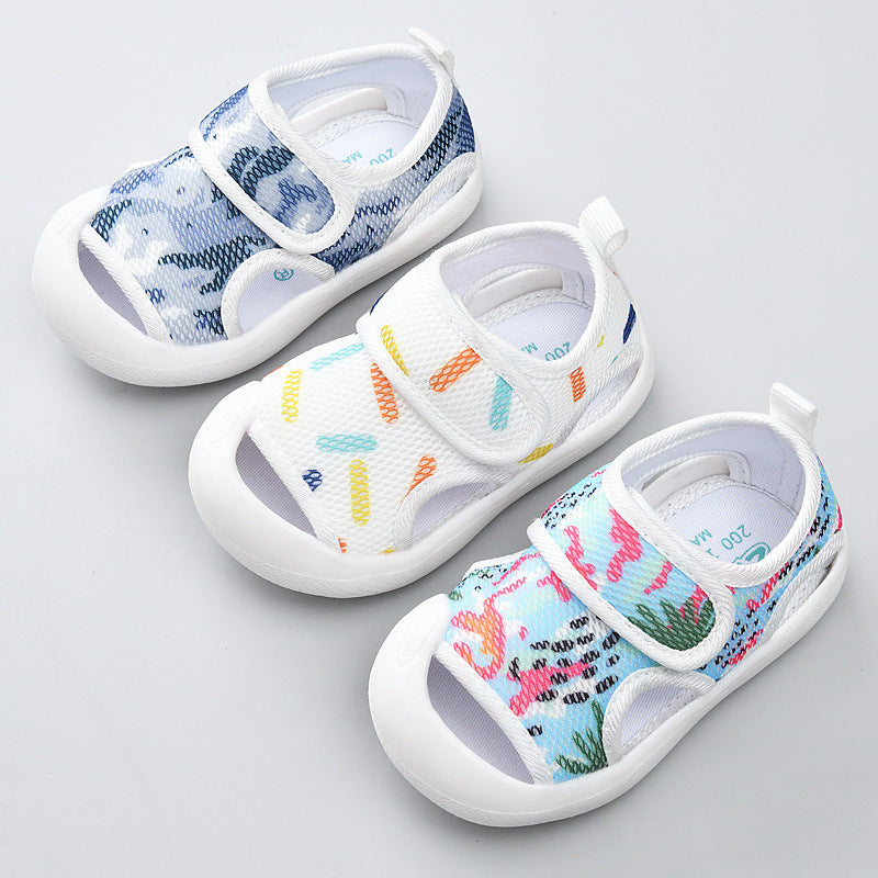 Baby's Summer Soft Bottom Non-slip Mesh Shoes