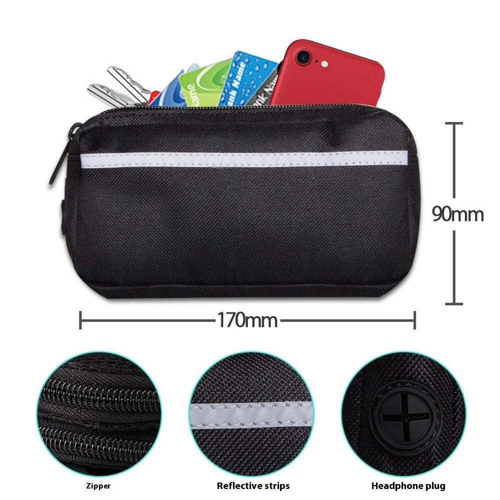 Hands-free Dog Leash Retractable Explosion-proof Reflective Nylon Pet Hand Holding Rope